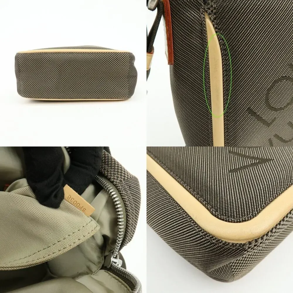 Louis Vuitton Damier Geant Citadin Crossbody Bag Brown